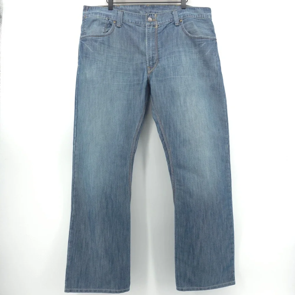 Levi's Mens Jeans 514 Slim Straight 40x32 Blue Flap Pocket Denim
